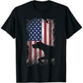 thumbnail image 2 of Patriotic German Shorthaired Pointer American Flag GSP Dog T-Shirt, 2 of 3