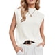 thumbnail image 1 of Chaleco tipo suéter Arach&Cloz Primavera 2025 de cachemir blanco roto para mujer, 1 of 6