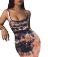 thumbnail image 3 of SMihono Robe d'Été Grande Taille pour Femmes 2023 Mode Femmes Imprimé Aguichant Robe Débardeur Sans Manches Basique Midi Robe de Boîte de Nuit, 3 of 6