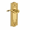thumbnail image 7 of Grandeur 814746 Parthenon Solid Brass Rose Right Handed Privacy Door Lever Set - Nickel, 7 of 7