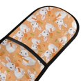 thumbnail image 2 of Dailycode Double Sided Oven Mitt with Loop Heat Resistant Kitchen Long Potholders 7" x 35" Cute Rabbit and Carrot, 2 of 6