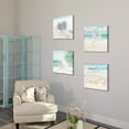 thumbnail image 6 of Seashell Picture Canvas Wall Art: Love & Starfish Beach Coastal Artwork Print for Wall Decor for Office(16'''' x 16'''' x 4 Panels), 6 of 6