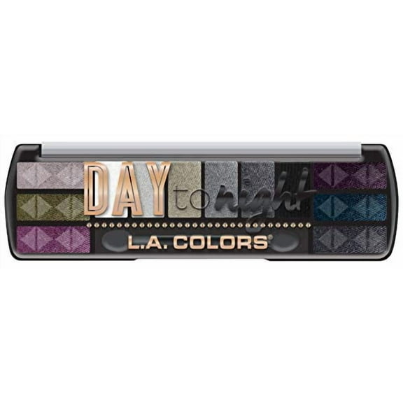 L.A. Colors Day to Night Eyeshadow Palette (CES426 Nightfall)