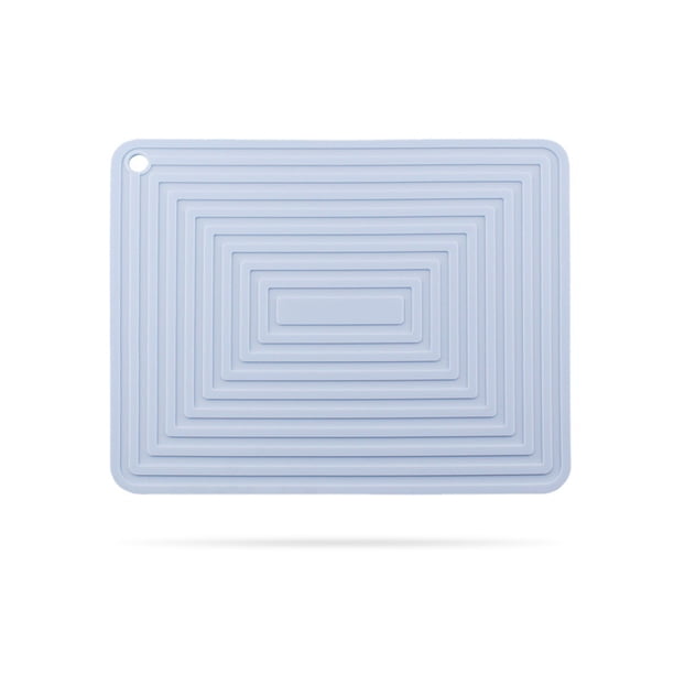 Mapa de mesa resistente al calor onda de silicona olla olla soporte de placemática reutilizable colgante cojín tazón copa comedor almohadilla de escritorio luz azul Scienceny HA051303-07