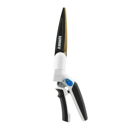 HART Rotating Handle Grass Shears with Titanium-Coated Blade