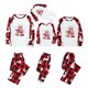 thumbnail image 1 of Pijamas de Navidad Para La Familia Trajes A Juego Hombres Papá Cuadros Impreso Manga Larga Blusa de Cuello Redondo Tops + Conjunto de Pantalones Odeerbi ODB190196, 1 of 5