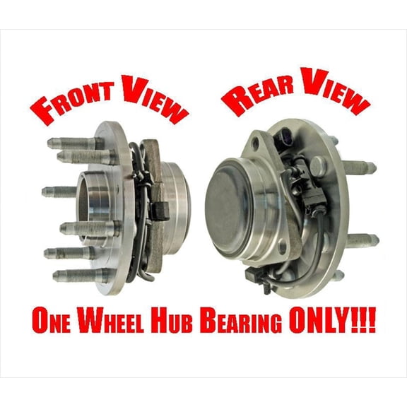 Front Wheel Hub Assembly for 99-06 Silverado 1500 Rear Wheel Drive 6 Stud