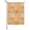 Orange, variant on Gingham Blocks Garden Flag 12 x 18 Inches, Pumpkin Orange Maple Leaf Striped Plaid Country Weather Proof Outdoor Patio Flags Double Sided Small Garden Decoration for Yard Outside Home