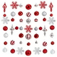 thumbnail image 5 of Nearly Natural Holiday Deluxe Shatterproof, 81&nbsp; Count Christmas Tree Ornament Box Set, Re-Useable Container, Assorted, 5 of 5