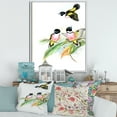 thumbnail image 2 of Designart 'Ancient Birds III' Traditional Framed Canvas Wall Art Print, 2 of 5
