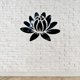 thumbnail image 2 of Lotus 3D Mirror Wall Sticker Acrylic Decal for Bedroom Living Room (Black), 2 of 5