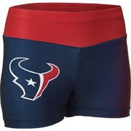 FOCO NFL Licensed Houston Texans Gradient Print Bootie Shorts – Small
