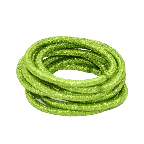 Minnieouse 10 piezas de bandas para el cabello Topknot, diadema de moda, tocado sólido decorativo, soporte Universal para cola de caballo, accesorios sin Accesorio para el cabello Verde Minnieouse AP011340-07B