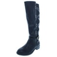 thumbnail image 1 of Thalia Sodi Womens Veronika Wide Calf Over-The-Knee Boots Black 10 Wide (C,D,W), 1 of 2