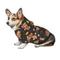 thumbnail image 7 of Gaeub Pizzas Mushrooms Dog Hoodie Sweatshirts Warm Dog Clothes for Small Dogs,Puppy and Cat Costume-X-Large, 7 of 7