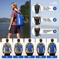 thumbnail image 4 of Mochila flotante impermeable Dry Bag MARCHWAY 30 L azul, 4 of 8