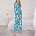 thumbnail image 3 of Naloa Crab Swims In The Ocean Pajamas for Women Set, Womens Pajama Sets, Lounge Sets for Women, 2pjs for Women-Medium, 3 of 7