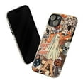 thumbnail image 3 of Retro Ghost Girl Halloween Phone Case, Trick or Treat Spooky Collage Cover with Jack-O’-Lantern, Skeleton & Bats, Vintage October Aesthetic for iPhone 16 15 14 13 12 11 Pro Max Mini, 3 of 6
