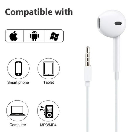 Cellvare Earphones (In-Ear) with Remote and Microphone for Apple iPhone, iPad, iPod-Stereo