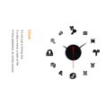thumbnail image 4 of 11-23-Inch Number DIY 3D Wall Clock Quartz Home Office Decoration Art Clock, 4 of 9