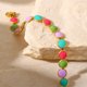 thumbnail image 4 of Sonducket Cadena de eslabones Cadenas exquisitas Pulseras de moda coloridas de acero inoxidable Brazaletes de mano clásicos para niñas y mujeres Ropa, zapatos y accesorios Miscelánea Sonducket AP018046-00, 4 of 6
