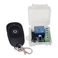 thumbnail image 3 of DC 12V Single Channel Relay Interruptor de telemando Inalámbrico Receptor hasta 10A y Mando de 1 Tecla, Negro shamjiam Interruptor de control remoto inalámbrico, 3 of 7