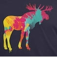 thumbnail image 4 of Old Glory Mens Splatter Moose Short Sleeve Graphic T Shirt, 4 of 6