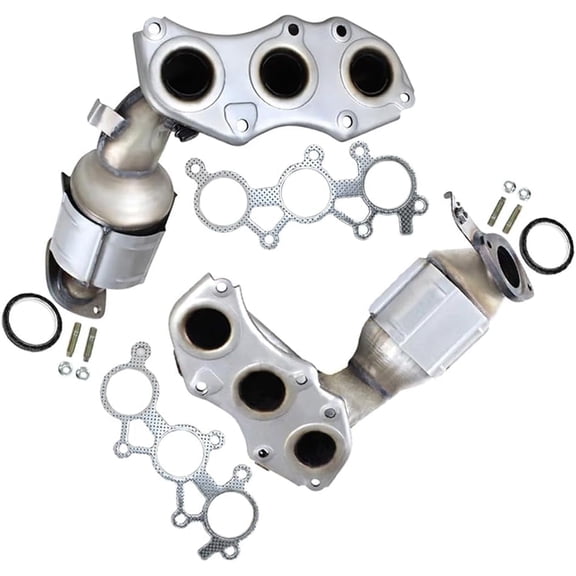 Northeastern Exhaust Stainless Steel Pair of Manifold Catalytic Fits 2007-2009 Lexus RX350 3.5L & 2008-2013 Toyota Highlander 3.5L – EPA-Approved