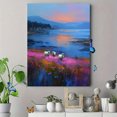 thumbnail image 4 of Qisvanset 12x16 Inch Japanese Garden Zen Lantern Pagoda Canvas Print Wall Art, 4 of 5