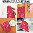 thumbnail image 7 of SKYSONIC Valentine's Day Love Heart Kitchen Towel Set of 4, Super Soft Absorbent Hand Towel Tea Towel Home Restaurant Tableware Cleaning Rag for Kitchen, Hotel, Beach, Bathroom, Gym, etc., 7 of 7