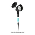 thumbnail image 4 of Pure Garden Weather-Resistant LED Outdoor Solar Lights 4-Pack (Black), 4 of 5