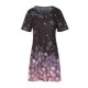 thumbnail image 4 of Vestido suelto de manga corta con cuello en V informal de verano para mujer a la moda Fridja  qw4187, 4 of 8