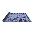 thumbnail image 2 of Ahgly Company Indoor Rectangle Abstract Blue Modern Area Rugs, 2' x 4', 2 of 4
