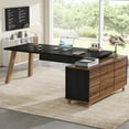 thumbnail image 6 of Tribesigns 71-Inch Executive Desk, L-Shaped Desk with 55-Inch Cabinet, 6 of 8