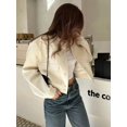 thumbnail image 4 of ASDS-Chaqueta Bomber con bolsillos para mujer, abrigos Vintage de manga larga con botón frontal, prendas de vestir exteriores informales, Tops elegantes, 4 of 5