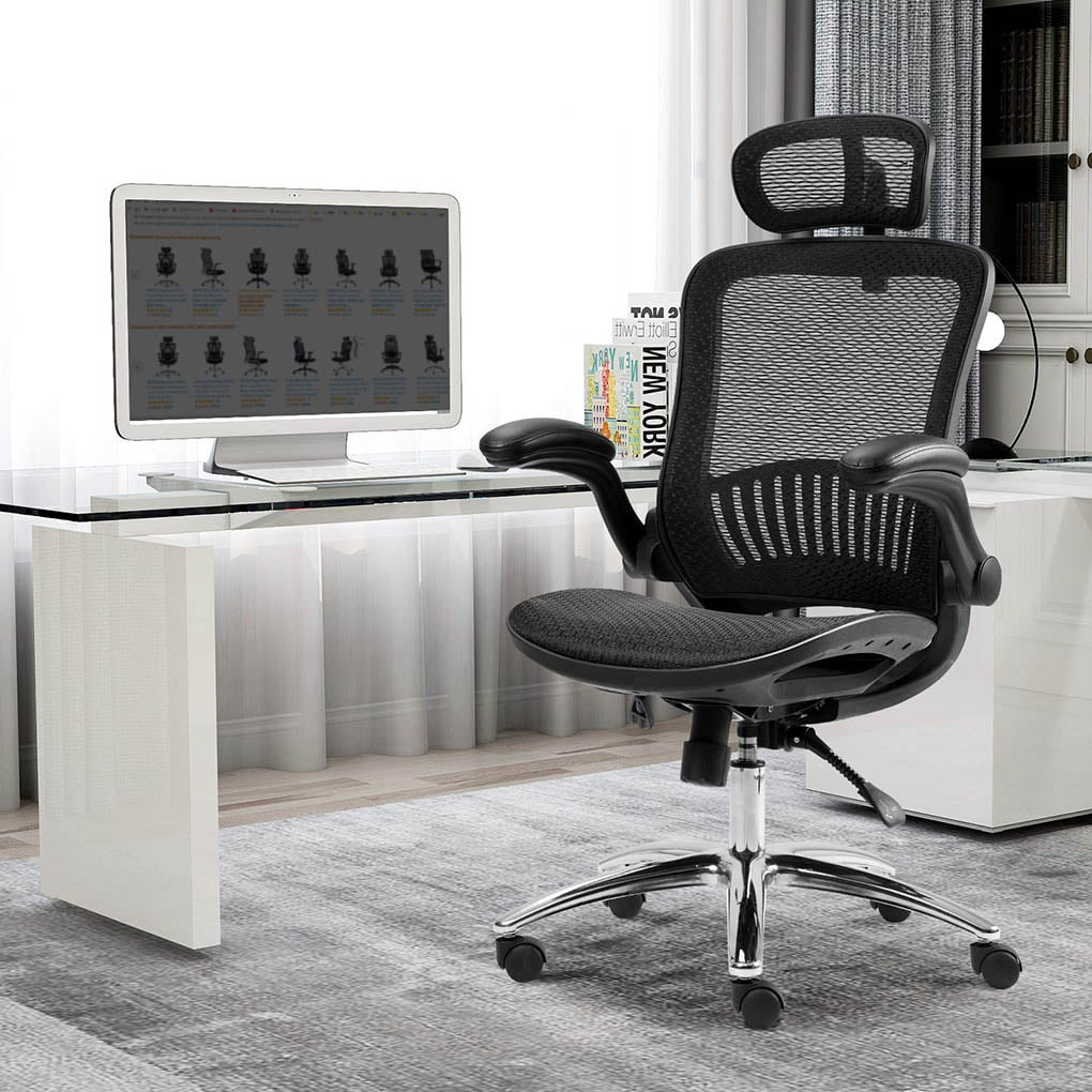 Machinehome Best Choice Office Ergonomic Mesh Rolling Chair with Metal
