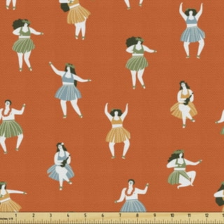 Hula Girl Fabric