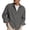 U8-Dark Gray, variant on Men's Button Down Shirt Casual Long Sleeve Corduroy Shacket Lightweight Overshirts Untucked Shirts,Gray M