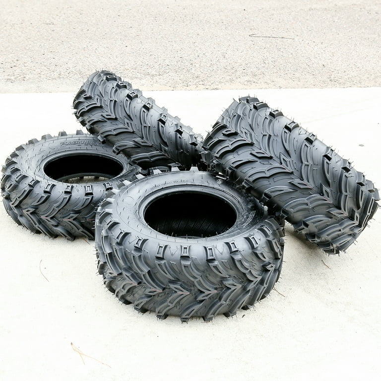 Set of 4 Mars B ATV UTV Mud Tires 2x 27x11-12 & 2x 27x9-12 6 Ply