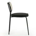 thumbnail image 5 of Ayume Brown Faux Leather Accent Chair with Black Iron Legs, 5 of 6