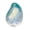 Blue, variant on Stress Relief Mango Toy Slow Rising Sensory Fidget Glitter Gradient Squeeze Toy for Anxiety Relief Blue