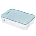 thumbnail image 2 of MesaSe Boîte de Rangement pour Ufs Empilable de Cuisine avec Rappel de Date Grande Capacité Transparente 24 Compartiments pour Réfrigérateur avec Couvercle, 2 of 8