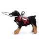 thumbnail image 1 of Halo ciego ajustable ligero para perros gatos, dispositivo de guía de arnés para mascotas con tiras reflectantes (rojo), 1 of 7