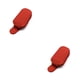 thumbnail image 2 of Scienceny Soporte para gafas de sol, soporte para gafas, suministros para coche, colgador de gafas multifuncional multicolor de cuero PU, Clip Rojo 2piezas, 2 of 6