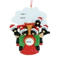 thumbnail image 4 of Personalized Family of 5 Christmas Ornament 2024 Black Bear Family Train 1 Count -Ornaments by Elves, 4 of 10