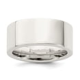 thumbnail image 1 of 925 Sterling Silver 9mm Comfort Fit Flat Size 9.5 Band Ring, 1 of 2