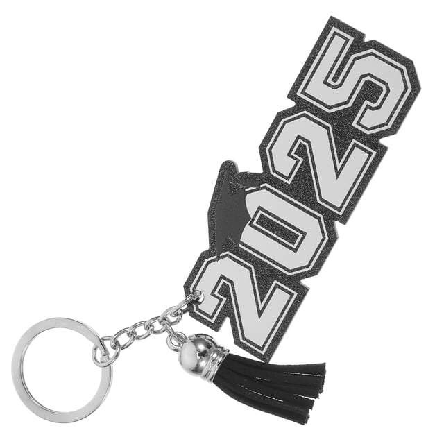 ADDHAT Llavero De Graduación En Negro Con Para Llaves Y Colgante De Bolsa
