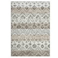 thumbnail image 3 of Garvee 8'x10' Area Rug Vintage Boho Geometric Rug Non Slip Non-Shedding Farmhouse Soft Foldable Accent Rugs for Dining Room Office, Beige Brown, 3 of 7