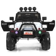 thumbnail image 1 of Patiojoy 12V Kids Ride on Truck 2 seats Children Electric Vehicle w/ 2.4GHz Remote Control & Retractable Handle, 1 of 5