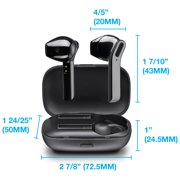 iLive Bluetooth True Wireless Headphones with Charging Case, Black, IAEBT449B